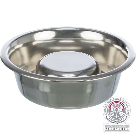 Εικόνα της Slow Feeding bowl, stainless steel, 0.6 l/ø 17 cm