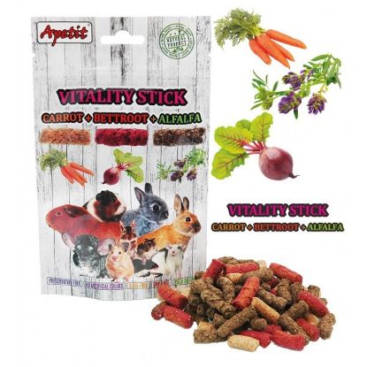Εικόνα της Apetit - VITALITY STICKS with CARROT, BETTROOT and ALFALFA 120g