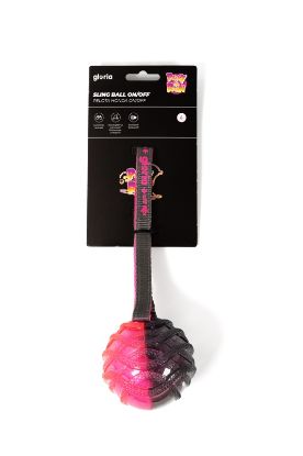 Εικόνα της PLAY AND RUN SLING BALL ON/OFF L 8.89CM GREY/PINK