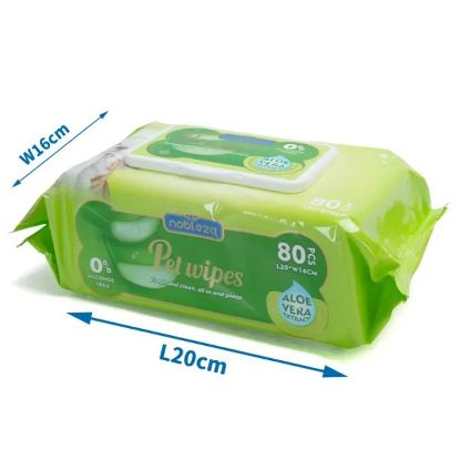 Εικόνα της Aloe series wipes 80 pcs