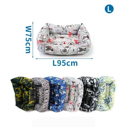 Εικόνα της Single printed pet bed e L95*W75cm  mixed