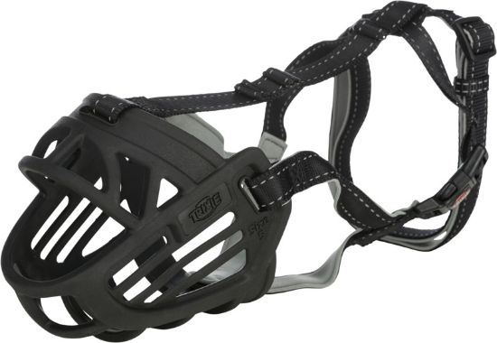 Εικόνα της Muzzle Flex muzzle, rubber, L–XL, black