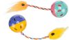 Εικόνα της Rattling balls with tails, ø 4 cm, 2 pcs