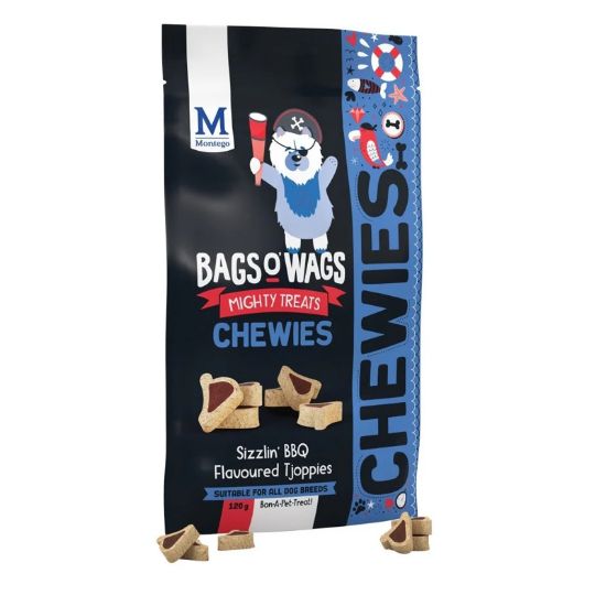 Εικόνα της BAGS O' WAGS BBQ TJOPPIES 120g