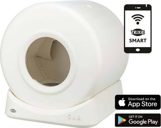 Εικόνα της Smart cat toilet, plastic, 51 × 56 × 54 cm, white