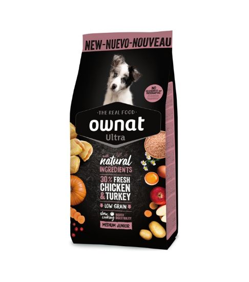 Εικόνα της OWNAT ULTRA MEDIUM JUNIOR (DOG) 3KG 'NUEVO'