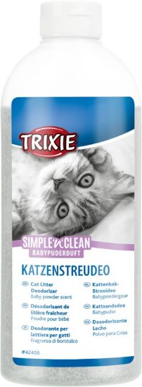 Εικόνα της Simple'n'Clean cat litter deodorizer, baby powder, 750 g