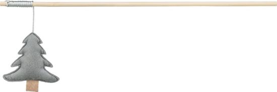 Εικόνα της Xmas playing rod, christmas tree, wood, 48 cm