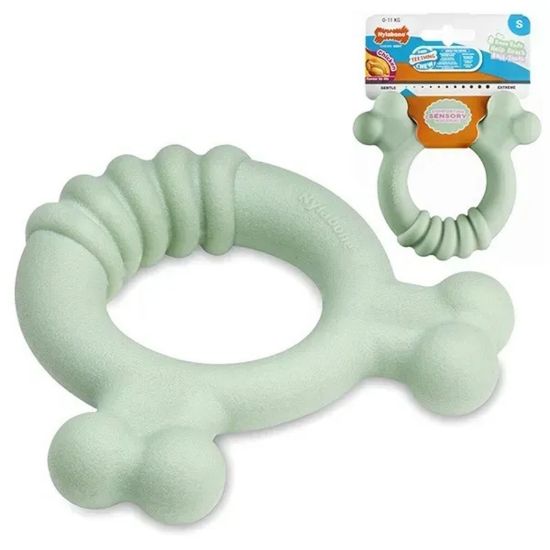 Εικόνα της NYLABONE PUPPY TACTILE RING CHICKEN S 0-11kg