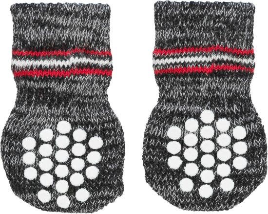 Εικόνα της Dog socks, non-slip, XXS–XS, 2 pcs., grey