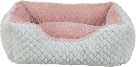 Εικόνα της Kaline Mio Bed, Angular, 80 × 65 cm, grey/old pink