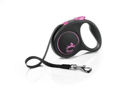 Εικόνα της flexi Black Design S Tape 5 m pink EU