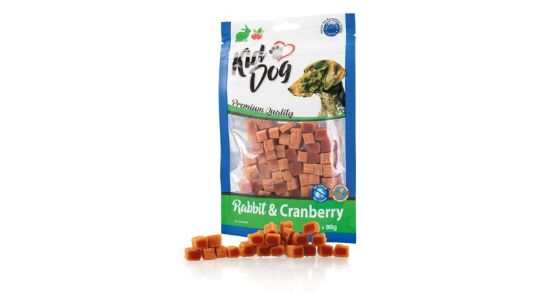 Εικόνα της KIDDOG mini cubes Rabbit and Cranberies 80 g