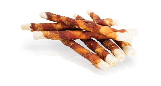 Εικόνα της KIDDOG BUFFET duck and chicken meat on buffalo stick 2cm/26 cm [25pcs]