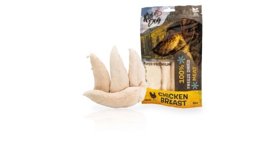 Εικόνα της KIDDOG SUPER PREMIUM 100% freeze dried whole chicken breast 3 pcs