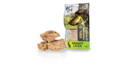 Εικόνα της KIDDOG SUPER PREMIUM 100% freeze-dried rabbit liver 50 g