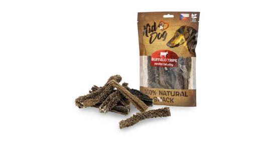 Εικόνα της KIDDOG 100% Natural Snack, beef stomach (tripe) 12 cm/100 g