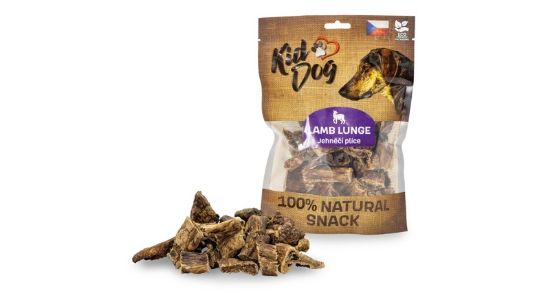 Εικόνα της KIDDOG 100% Natural Snack, Lamb Lung 80 g
