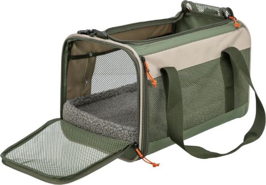 Εικόνα της Marlon bag, 27 × 27 × 43 cm, beige/olive green