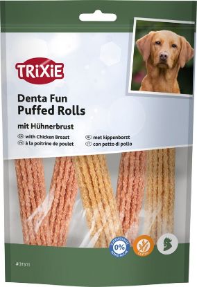 Εικόνα της Denta Fun puffed rolls with chicken breast, 12.5 cm, 100 g