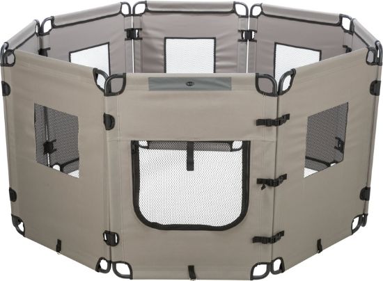 Εικόνα της Camping fence, 8 elements á 59 × 78 cm, grey/black