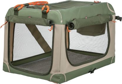 Εικόνα της Comfy soft kennel, S: 47.5 × 44.5 × 70 cm, olive green/beige