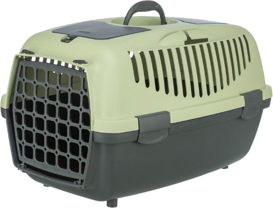 Εικόνα της Capri 2 transport box, XS–S: 37 × 34 × 55 cm, dark grey/pastel green