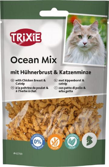 Εικόνα της Ocean mix with chicken breast & catnip, 50 g