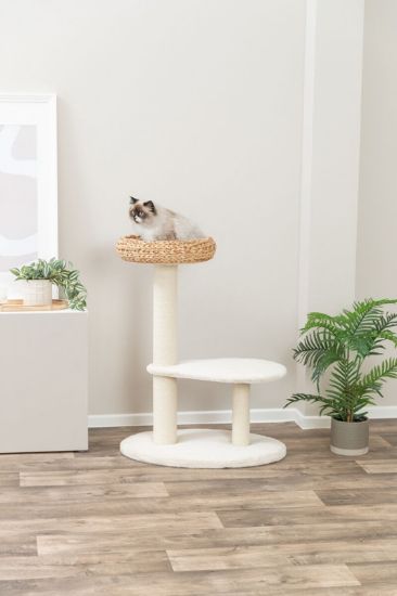 Εικόνα της Banana leaf Albea scratching post, 90 cm, cream