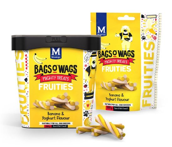 Εικόνα της BAGS O' WAGS FRUITIES Banana & Yoghurt120g