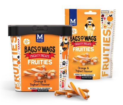 Εικόνα της BAGS O' WAGS FRUITIES Orange & Yoghurt  500g