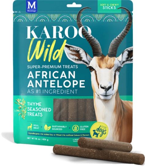 Εικόνα της KAROO WILD Thyme SEASONED TREATS STICKS  454g