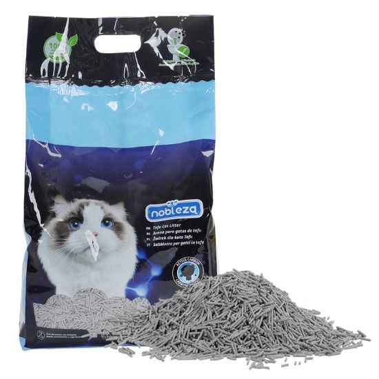 Εικόνα της Tofu cat litter-Activated charcoal scent-2.5kg