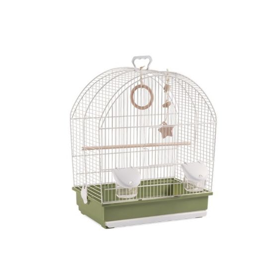 Εικόνα της BIRD CAGE 642 WHITE-GREEN 25.50 x 39.00 x 48.00 cm