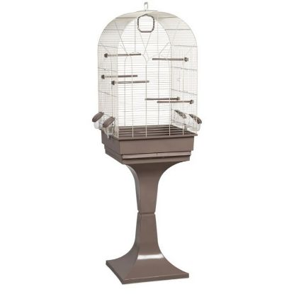 Εικόνα της BIRD CAGE 601 BEIGE WITH STAND NUM. 50 43.00 x 43.00 x 75.00 cm