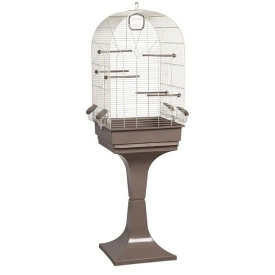 Εικόνα της BIRD CAGE 601 BEIGE WITH STAND NUM. 50 43.00 x 43.00 x 75.00 cm